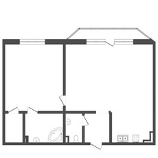 2-комн. квартира , 43м² , 2/5 этаж