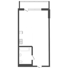 1-комн. квартира , 20м² , 5/5 этаж