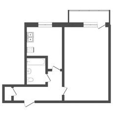 1-комн. квартира , 33м² , 2/5 этаж