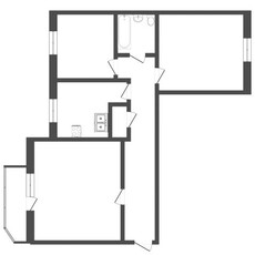 3-комн. квартира , 77м² , 3/5 этаж