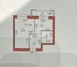 Продажа 1-комнатной квартиры, 35 м, Анет баба, дом 10