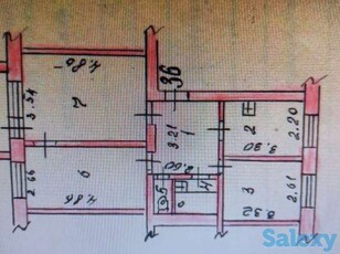 Продам 3-х комнатную квартиру, Серикбаева 29