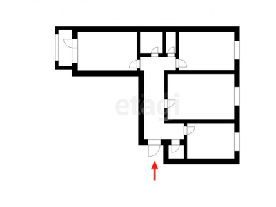 3-комн. квартира , 99.8м² , 1/12 этаж