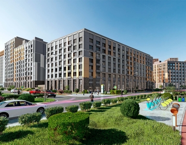 3-ком. квартира в новостройке, 90.35 кв.м. на 2 этаже