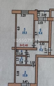 2 комнатная квартира, Уалиханова 27 — Каттая Кешинбаева