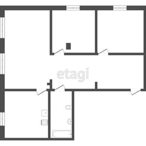 4-комн. квартира , 88м² , 4/5 этаж