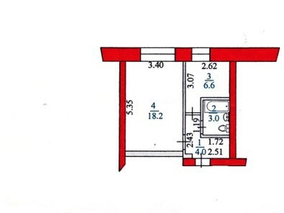 Продажа 1-комнатной квартиры, 32 м, Протозанова, дом 35