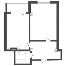 2-комн. квартира , 42м² , 3/5 этаж