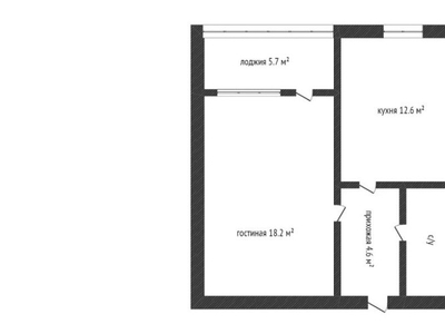 1-комнатная квартира, 42.55 м², 7/9 этаж, Ауельбекова — Кенесары Касымулы