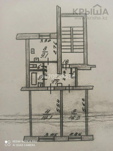 2-комнатная квартира, 56 м², 2/3 этаж, Пушкина 181