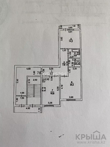 2-комнатная квартира, 72.5 м², 10/16 этаж, мкр. Алмагуль 20