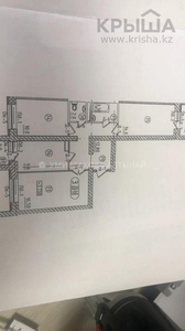 3-комнатная квартира, 70.48 м², 4/13 этаж, Сыганак 18