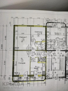 3-комнатная квартира, 72 м², 3/12 этаж, 189-ая улица 12