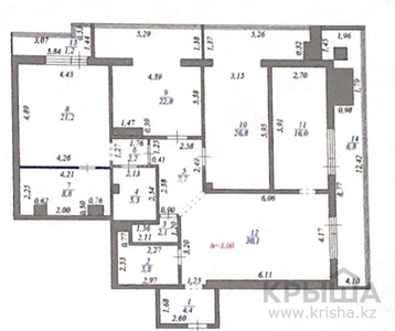 4-комнатная квартира, 161 м², 7/20 этаж, Желтоксан