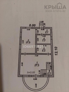 7-комнатный дом, 170 м², 5 сот., Кадырбекулы 102 б — Баянаульская