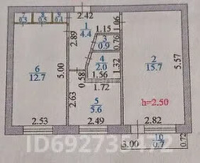 2-комн. квартира , 42м² , 4/5 этаж