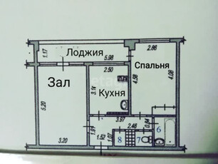 Продажа 2-комнатной квартиры, 50 м, Токтабаева, дом 7