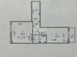 Продажа 1-комнатной квартиры, 51 м, Сатпаева, дом 23