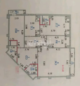 4-комн. квартира , 125м² , 10/14 этаж