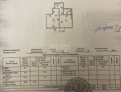 1-комн. квартира , 53м² , 12/18 этаж