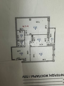 3-комн. квартира , 88м² , 10/12 этаж