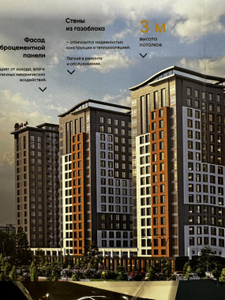 Продажа 1-комнатной квартиры, 43 м, Республики, дом 23/1