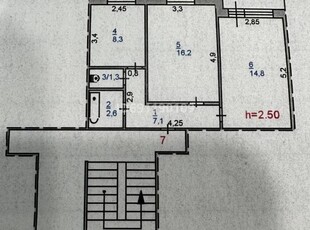 2 комнатная квартира, Торайгырова 103/1