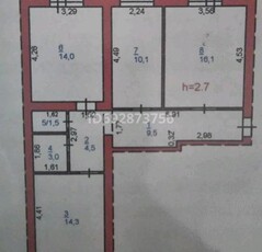 3 комнатная квартира, Генерала Дюсенова 138/1 — Центральный Стадион Трактор