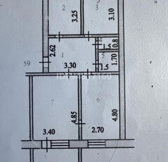 3 комнатная квартира, Астана — Абая