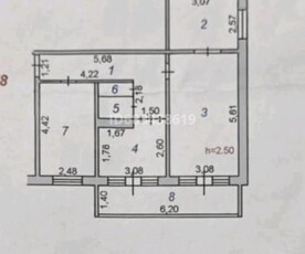 3 комнатная квартира, Телецентр 4 — Телевышка