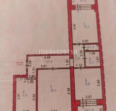 3 комнатная квартира, пр. Назарбаева 46/1 — возле ТД Гулливер