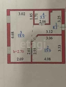 1-комн. квартира , 30.5м² , 12/12 этаж