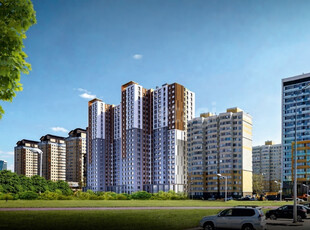 1-комн. квартира , 49м² , 9/21 этаж