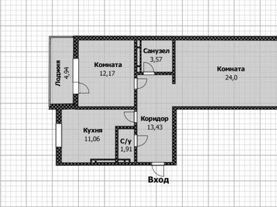 Продажа 2-комнатной квартиры, 69 м, Кумисбекова, дом 9а