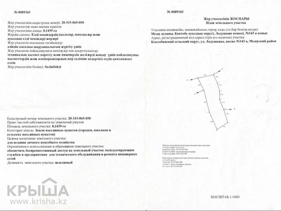 Участок 14.3 сотки, мкр Каменское плато — Оспанова - Ладушкина