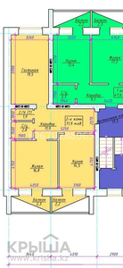 2-комнатная квартира, 71.9 м², 3/5 этаж, мкр Строитель 39/3