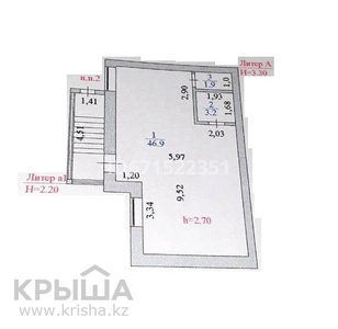 Помещение площадью 60 м², Темирбека Жургенова 27/1 — Аманжола Болекпаева