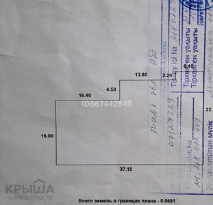 Участок 6.9 соток, улица Академика Маргулана 119