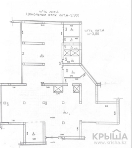 Помещение площадью 694.1 м², Сейфуллина 580 — Аль-фараби