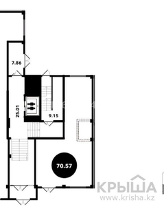 Помещение площадью 70.57 м², Мангилик ел 41/1 — Бухар жырау