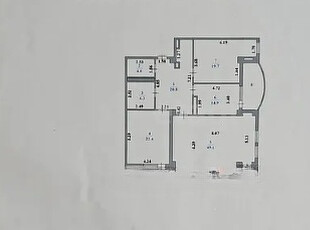 3-комн. квартира , 145.6м² , 4/20 этаж