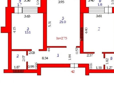 2 комнатная квартира, мкр. Алтын орда, Батыс 2 11Д/3