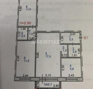 3 комнатная квартира, К. Сураганова — Парк Афганцев