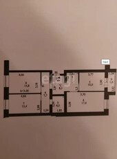 3-комн. квартира , 81.1м² , 6/9 этаж