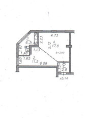 Продажа 1-комнатной квартиры, 38 м, Кокжиек мкр-н, дом 37а