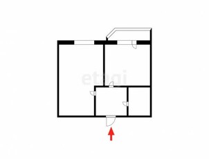 1-комн. квартира , 30м² , 3/5 этаж