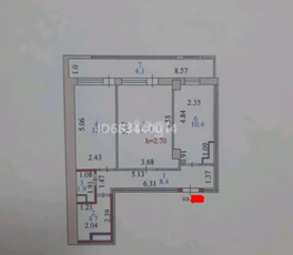 2-комн. квартира , 60м² , 5/20 этаж