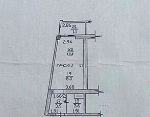 Продажа 1-комнатной квартиры, 30 м, Навои, дом 208