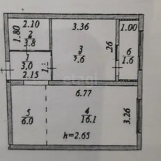 2-комн. квартира , 41.5м² , 13/17 этаж