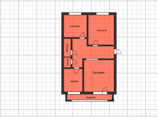 Продажа 3-комнатной квартиры, 61 м, Республики, дом 4/1